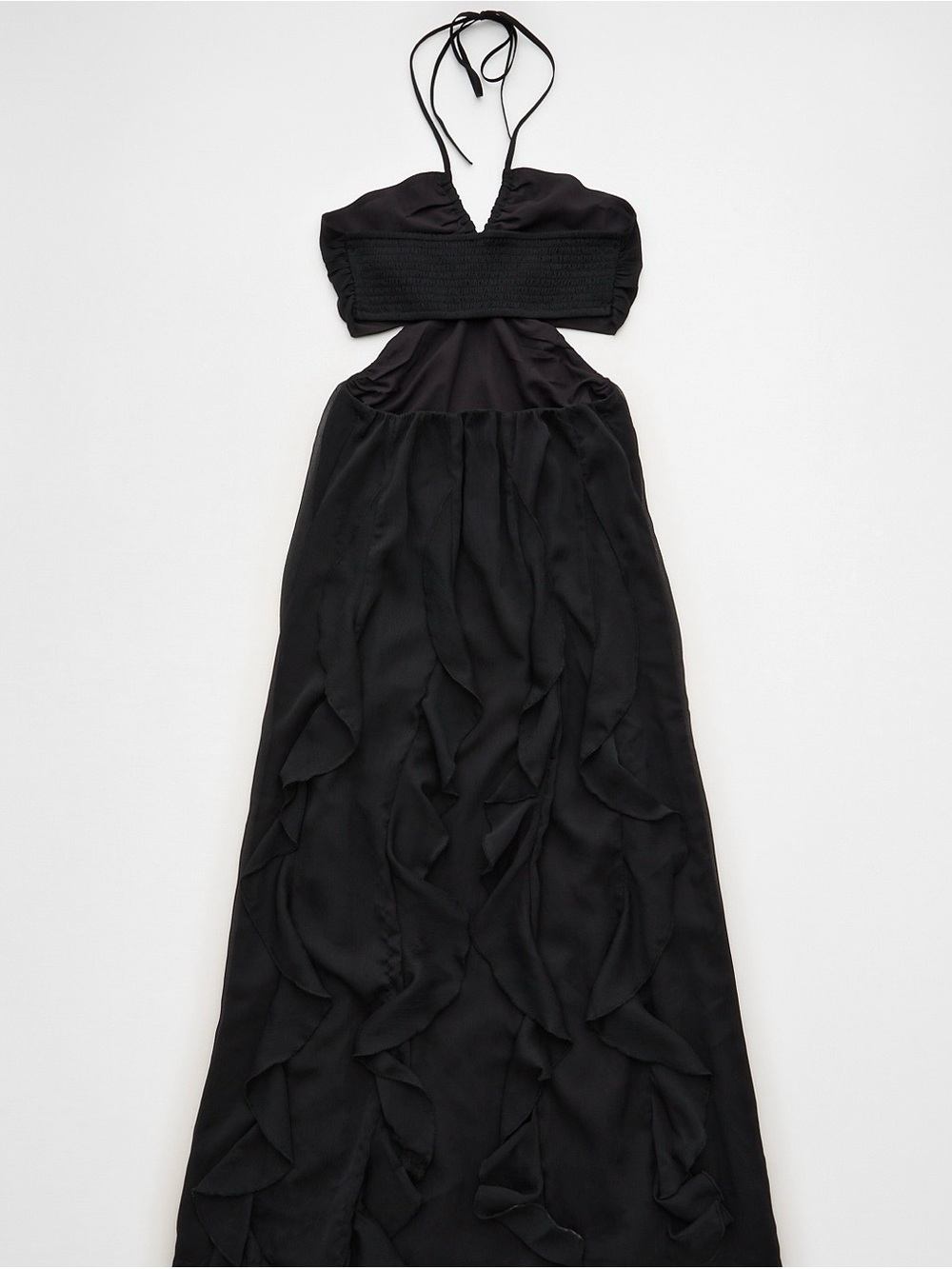 AE Ruched & Ruffled Halter
Maxi Dress - Picture 4 of 6